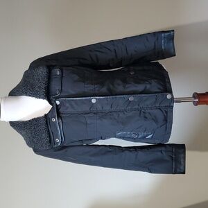 Bernardo Women's Black Quilted Utility Jacket